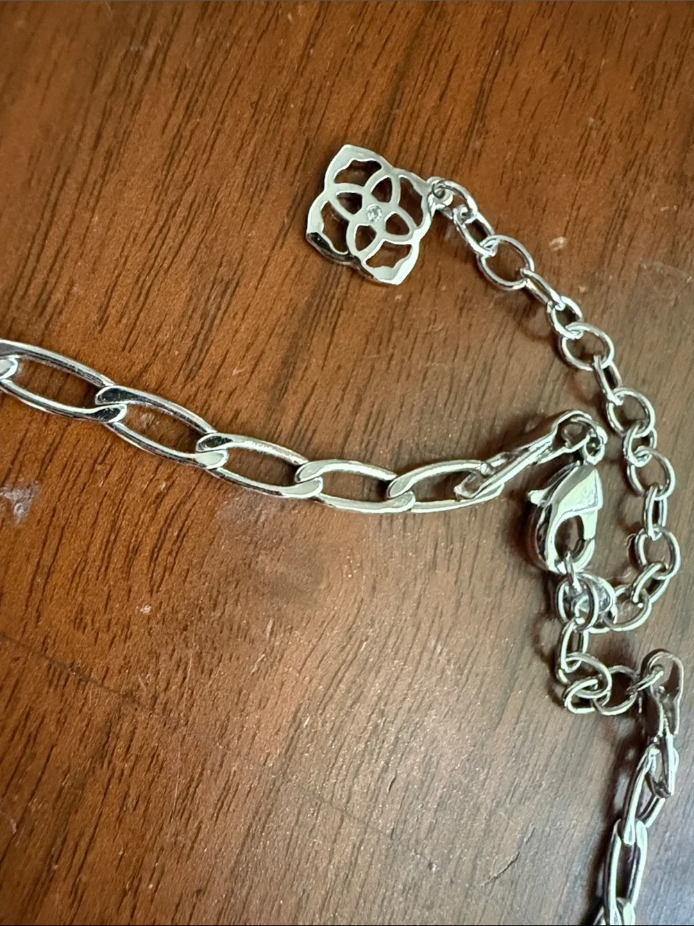Silver Link Chain Necklace - Women's Fashion Jewelry (Kendra Scott)